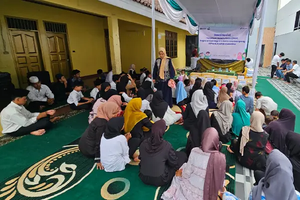 Komitmen Sosial Pertamina: Santunan Anak Yatim di Bandar Lampung Sambut Muharram