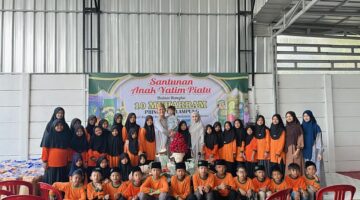 Pengusaha Ternama di Lampung Nova Yudi Beri Santunan Anak Yatim pada 10 Muharram