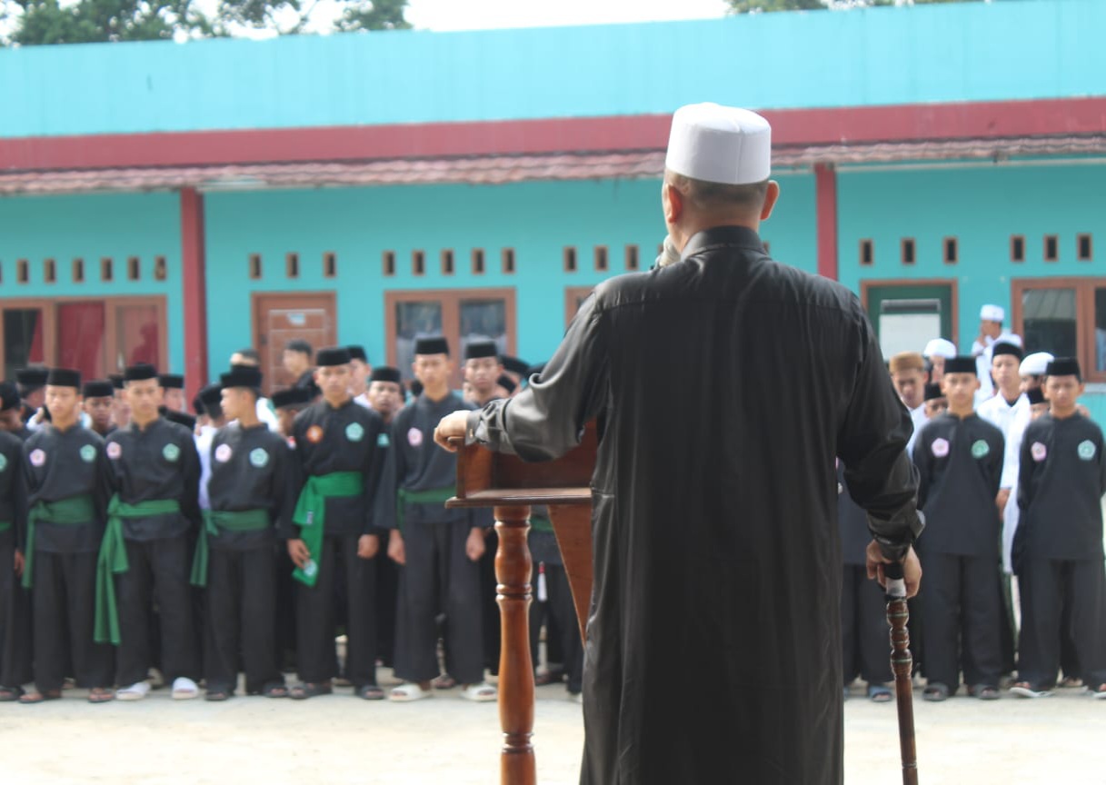 PW Pagar Nusa Lampung Gelar Apel Bela Pesantren, Serukan Boikot Trans7