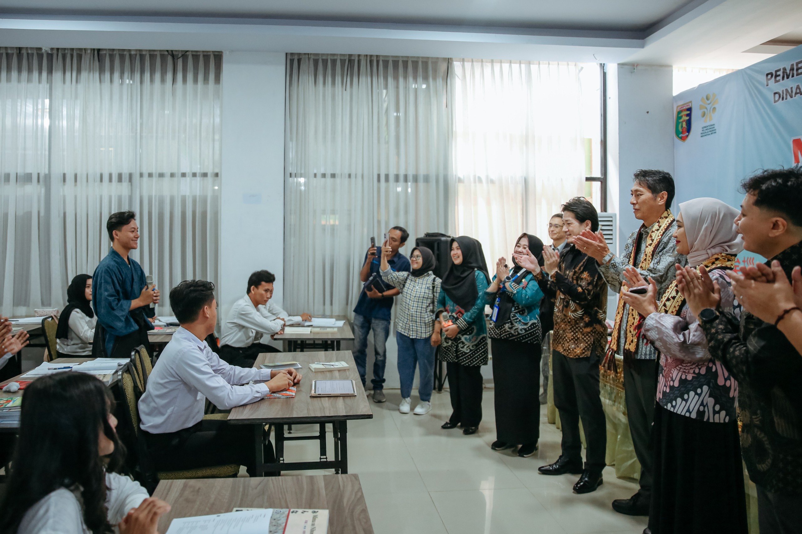 Peninjauan Kelas Vokasi Migran di SMKN 4 Bandar Lampung Bahas Peguatan Kerja Sama dengan Japan Association for Construction