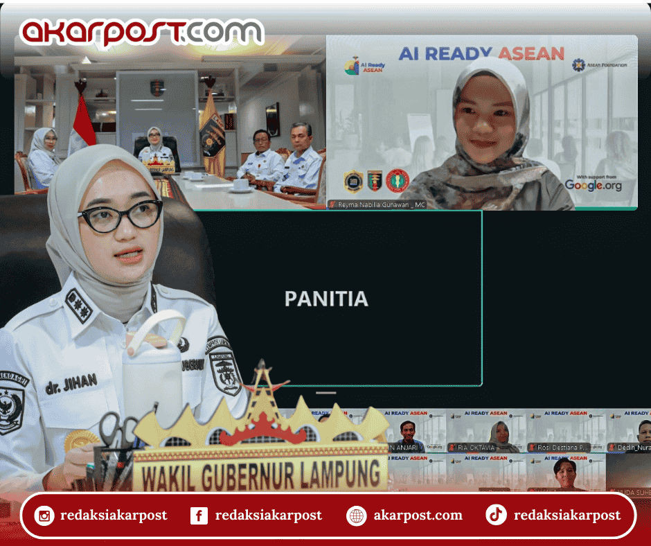 Pemprov Lampung Dukung Penuh Pelatihan "Artificial Intelligence Ready ASEAN" demi Memperkuat Literasi Digital dan Pemanfaatan AI yang Aman, Bijak dan Beretika di tengah Masyarakat