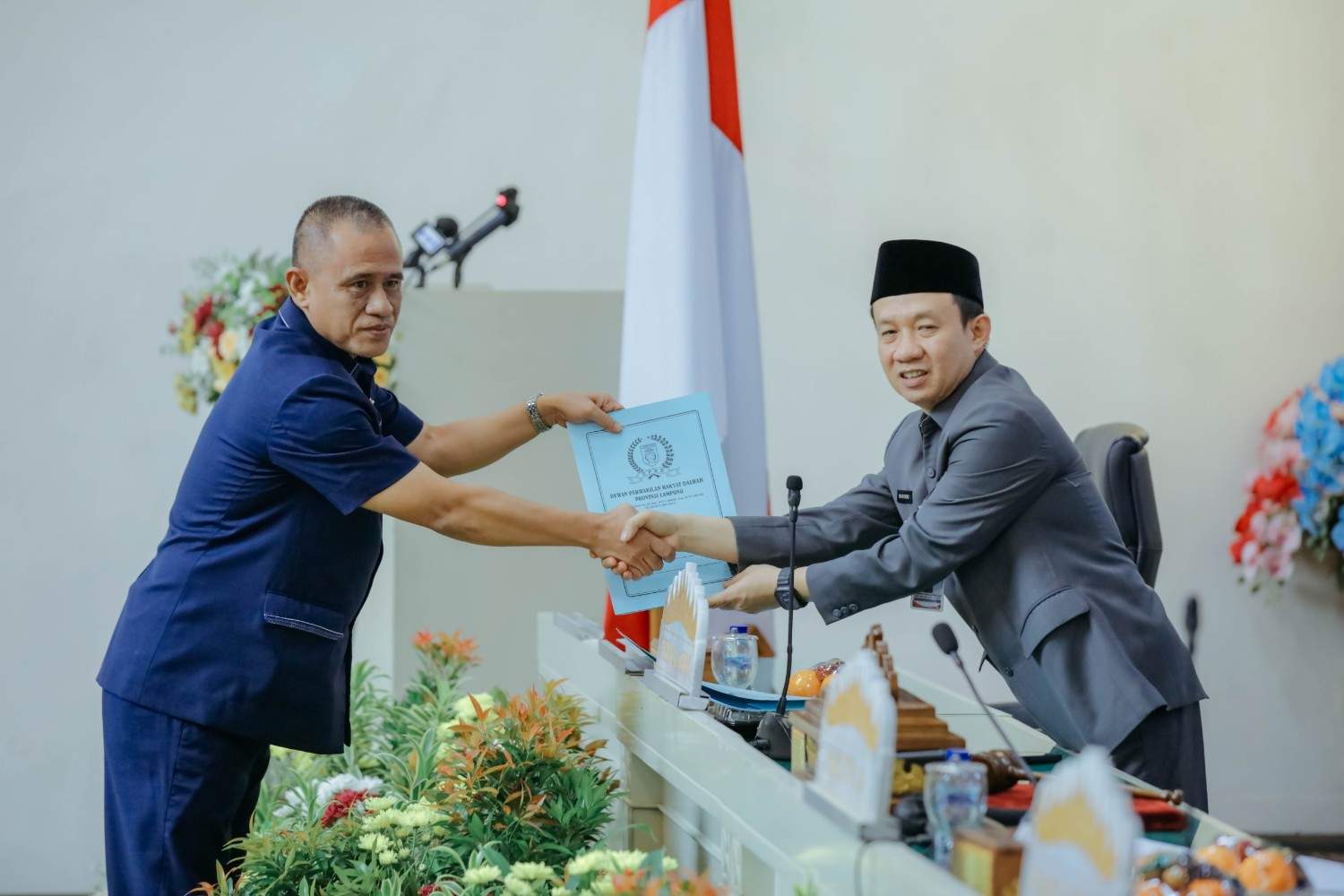 Sekdaprov Marindo Hadiri Rapat Paripurna DPRD Tahun 2026