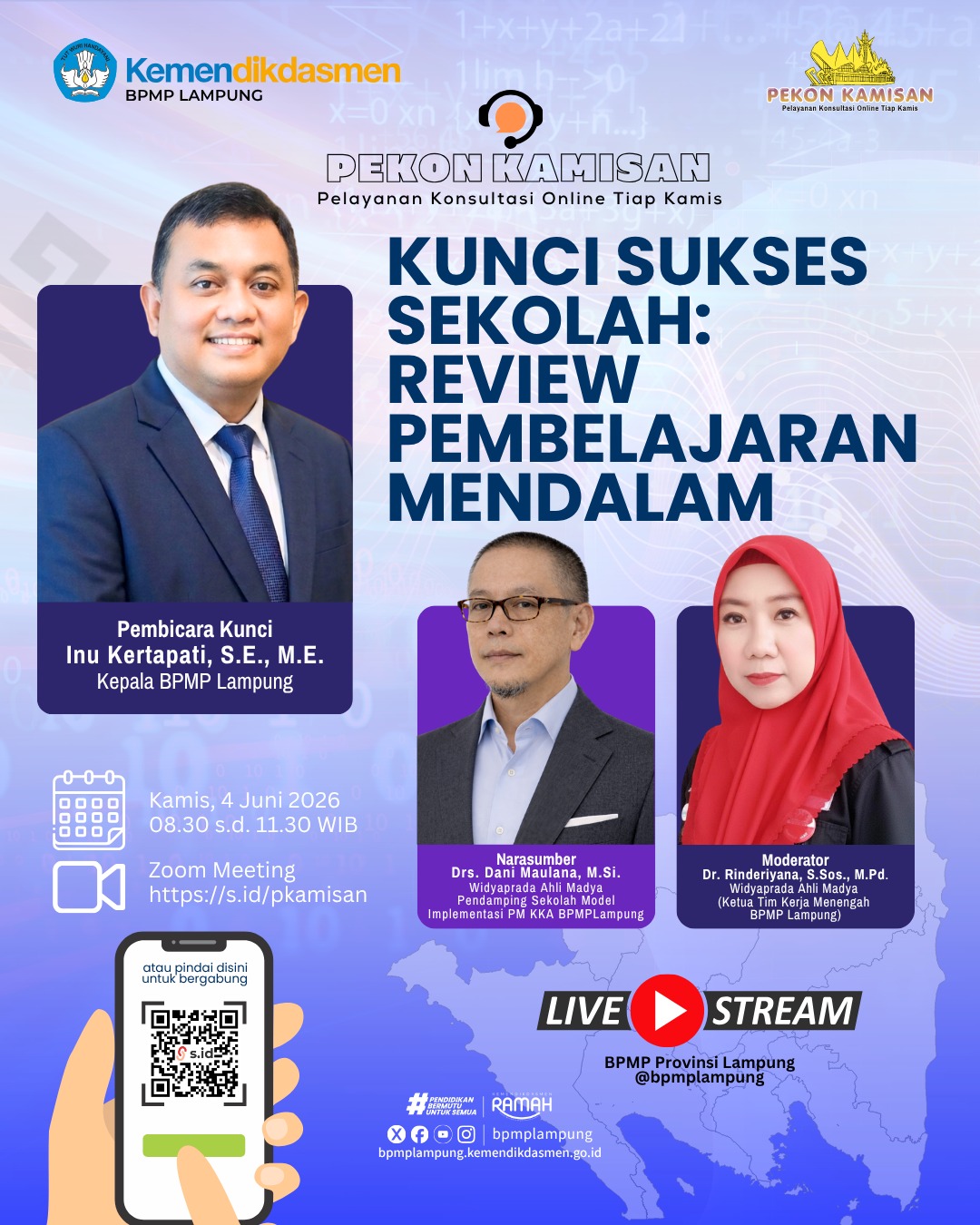 BPMP Lampung Kupas Strategi Review Pembelajaran Mendalam Melalui Program PEKON KAMISAN