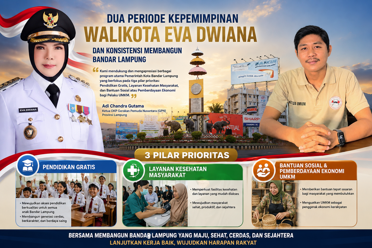Pemimpin Akan Dikenang dari Kerjanya, Bukan dari Banyaknya Kritik