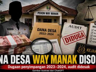 Dana Desa Way Manak Disorot, Kepala Pekon Diminta Buka SPJ